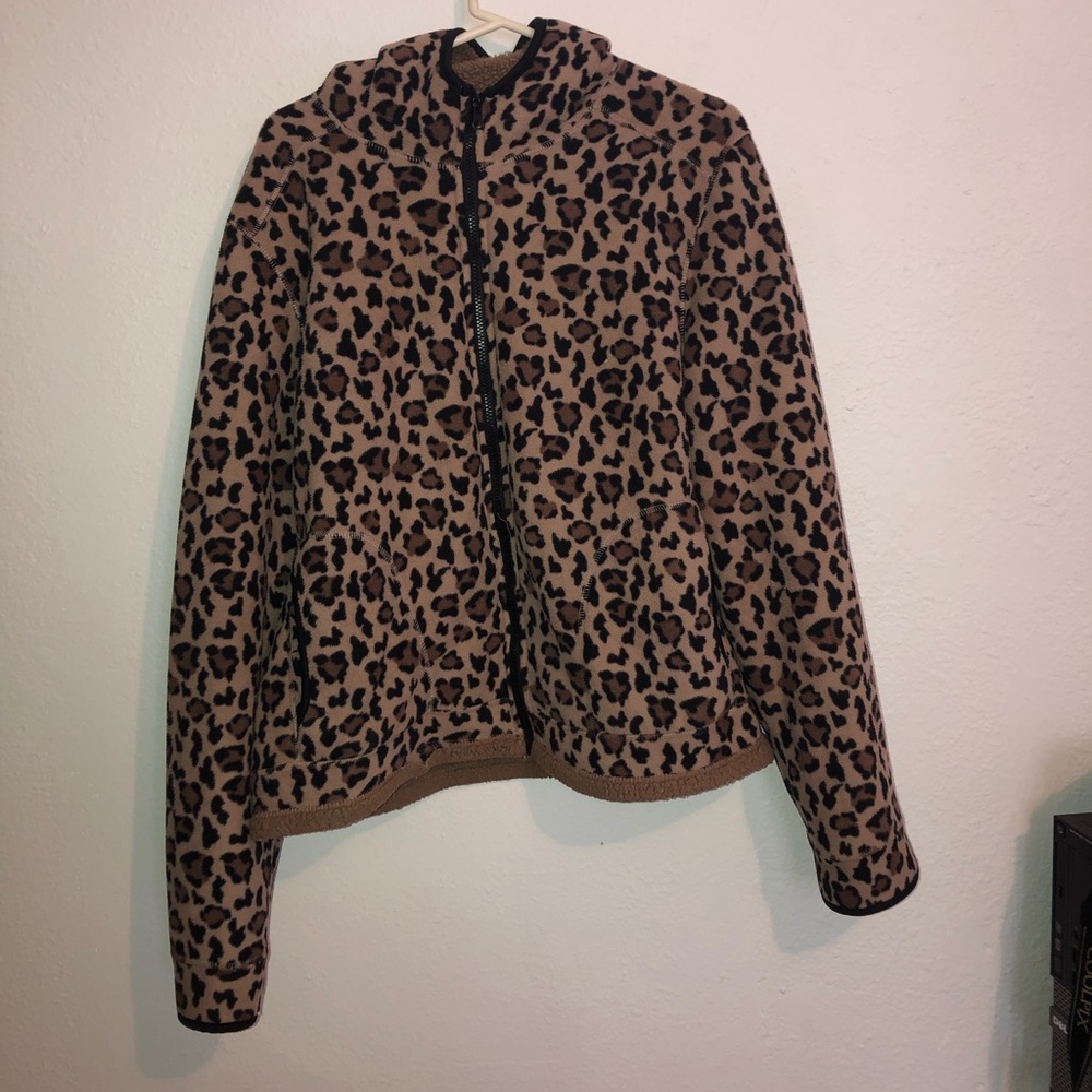 Faded Glory Cheetah print coat